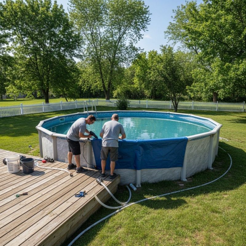 Pool Slide Repair