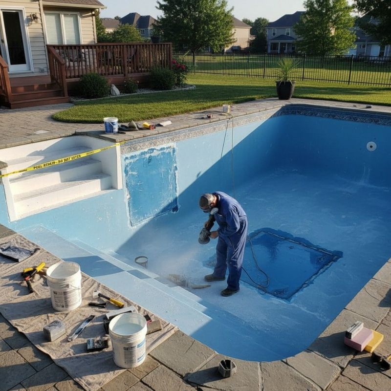 Pool Slide Repair